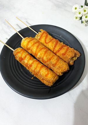 Foto resep Bread corn dog