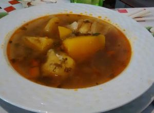 Una foto de Sancocho de pollo