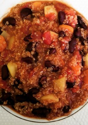 Une photo de Chili sin Carne au quinoa