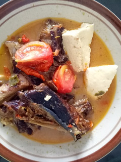 Foto resep Resep ikan mangut asap + tahu putih pedas manis