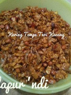 Foto resep Kering Tempe Teri kacang