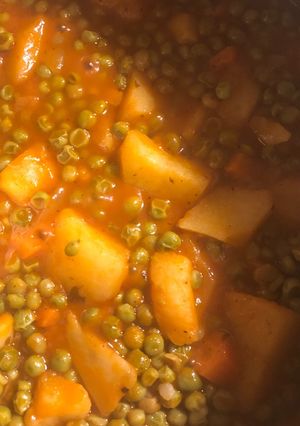 Φωτογραφία της συνταγής Αρακάς με πατάτες 🥕🥕