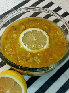 عکسی از دستور سوپ ماش