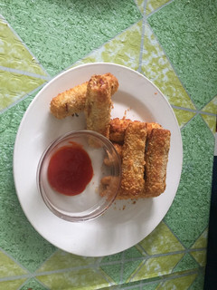 A picture of Ham and Cheese Rolls Bread.