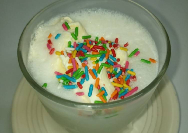 Easiest Way to Prepare Perfect Vanilla milkshake