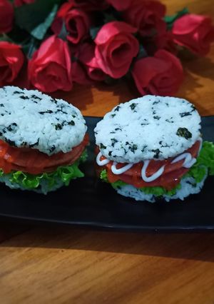 Foto resep 43. Burger Nasi