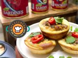 Sardine pancake muffin