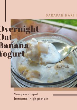 Foto resep Overnight Oat Banana Yoghurt