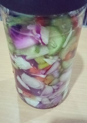 รูปของ ผักดองสามรส สูตรคีโต