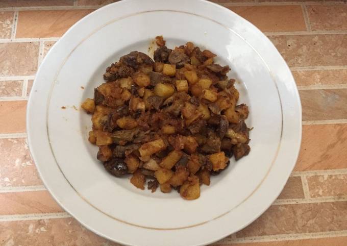 Cara Gampang Menyiapkan Sambal goreng kentang ati ampela Anti Gagal