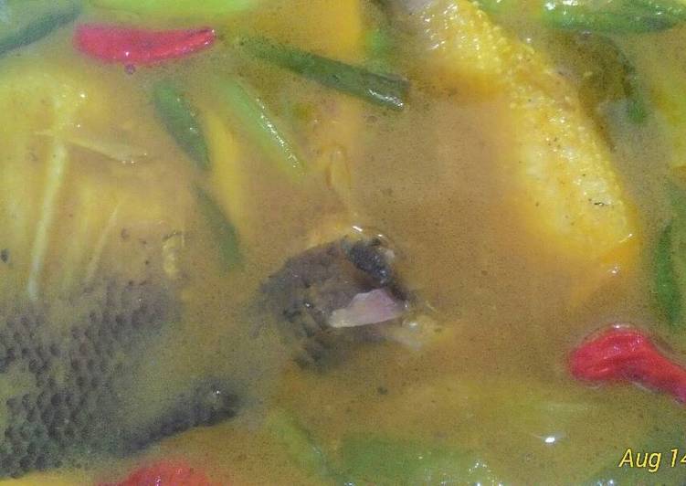 Cara Gampang meracik Ikan Bandeng kuah kuning asam manis pedas yang sempurna