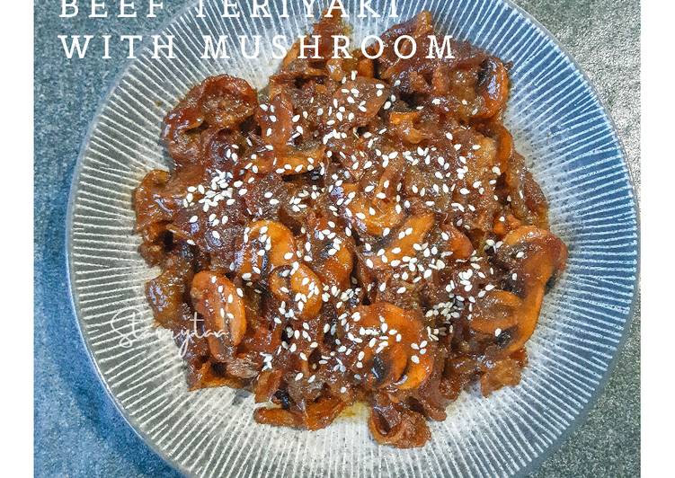 Resep Beef Teriyaki with Mushroom Super Enak