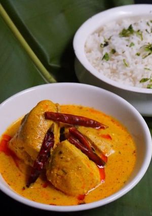 A picture of Chicken Kadhi, not "Curry".