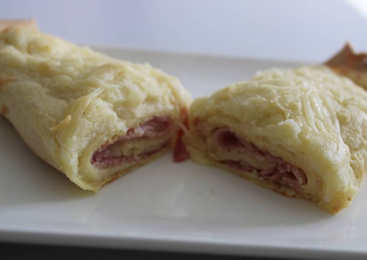 Crêpes jambon béchamel ou ficelles picarde