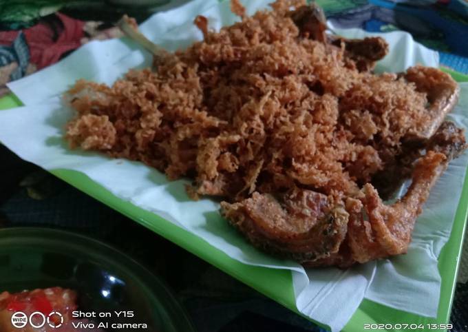 Ayam kremes bumbu sajiku