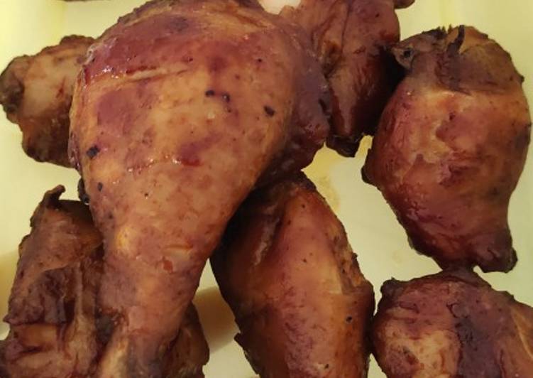 Cara Gampang Membuat Ayam oven saos barbeque sederhana Anti Gagal