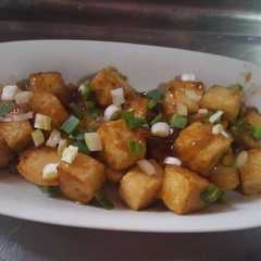 A picture of Fish tofu ala-ala.
