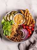 Bowl Burger Healthy