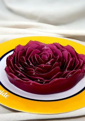 عکسی از دستور ژله رولی گل رز