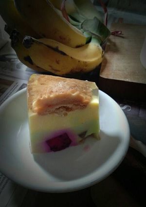 Foto resep Puding Lapis Biskuit
