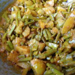 A picture of Tinda gavar mixed vegetables.