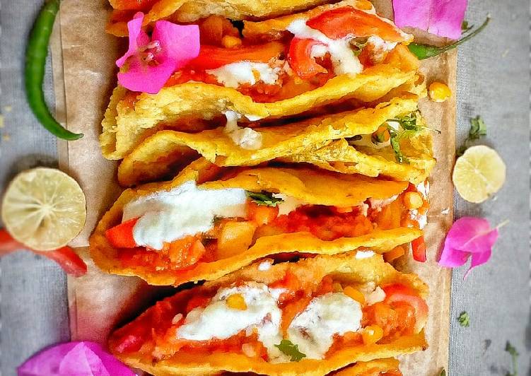 How to Prepare Perfect Mexican Tacos chaat