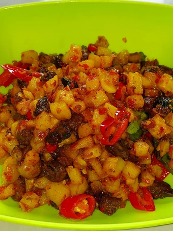 Cara Mudah Membikin Resep Sambel goreng kentang ati yang Lezat Anti Ribet, Lezat Sekali