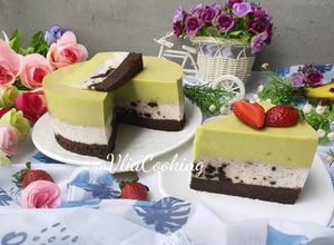 Foto resep Puding busa cake brownies alpukat oreo