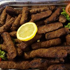 A picture of Beef seekh kebab.