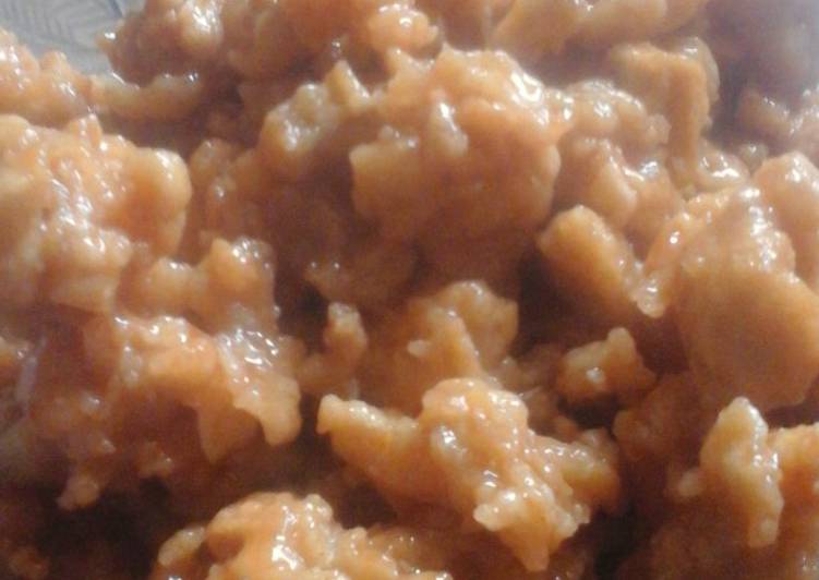 Tahu krispi saos pedas manis