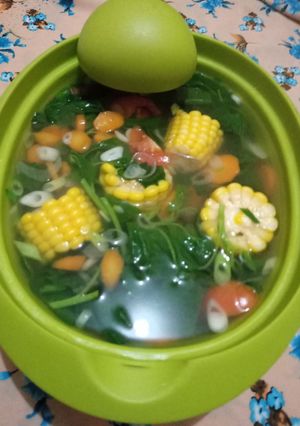 Foto resep Sayur bayam jagung