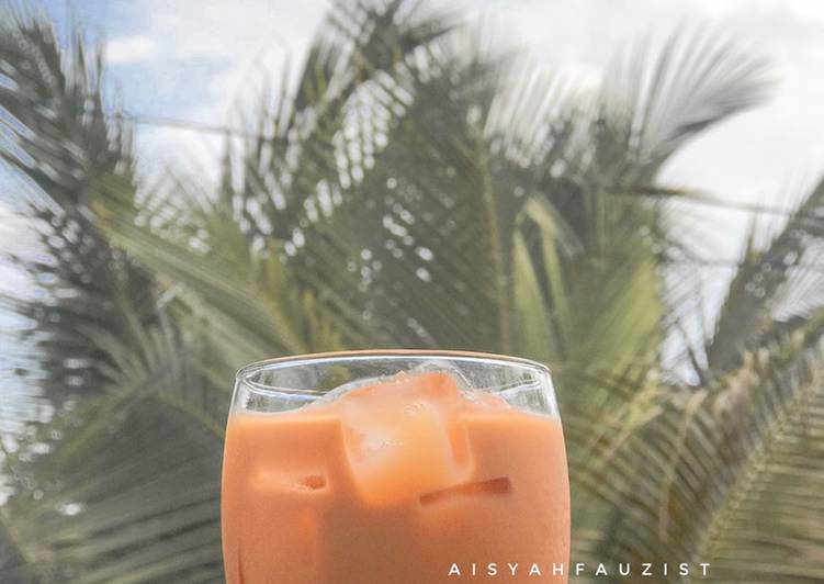 Cara Gampang Membuat Thai Tea Anti Gagal