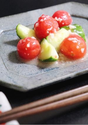 A picture of Pickles made with "Amazake".