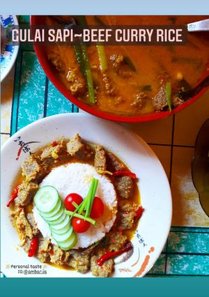 Foto resep Nasi Gulai Sapi~Beef Curry Rice