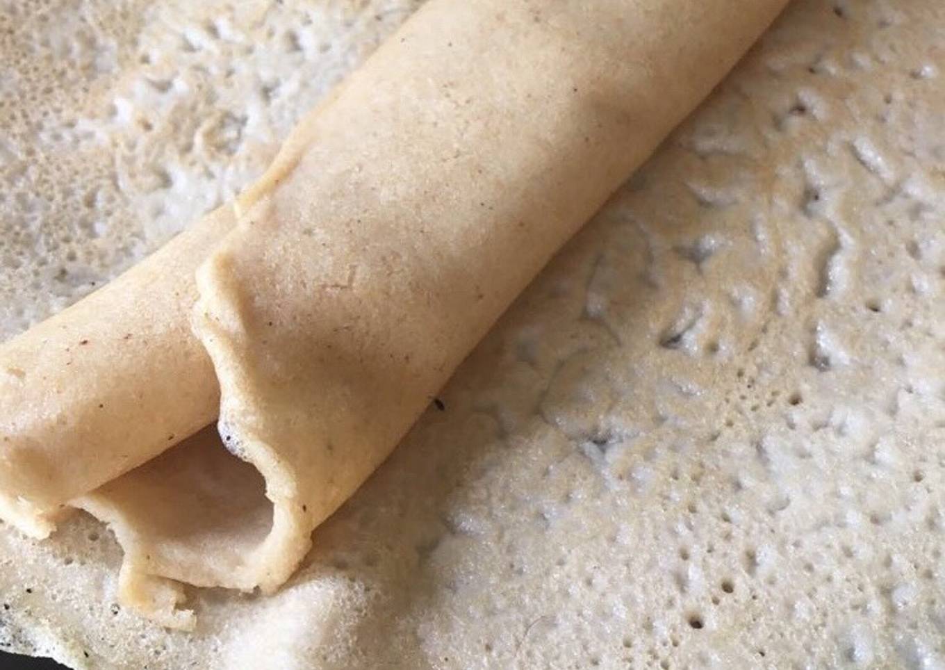 Crepes veganos de quinoa (sin gluten)
