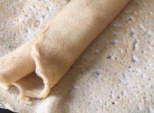 Una foto de Crepes veganos de quinoa (sin gluten)