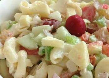 How to Recipe Perfect Microni and fruit salad