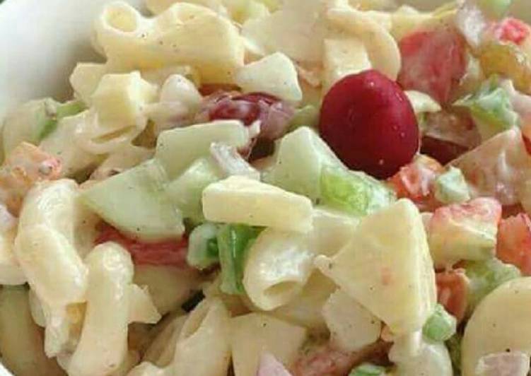 Recipe of Speedy Microni and fruit salad