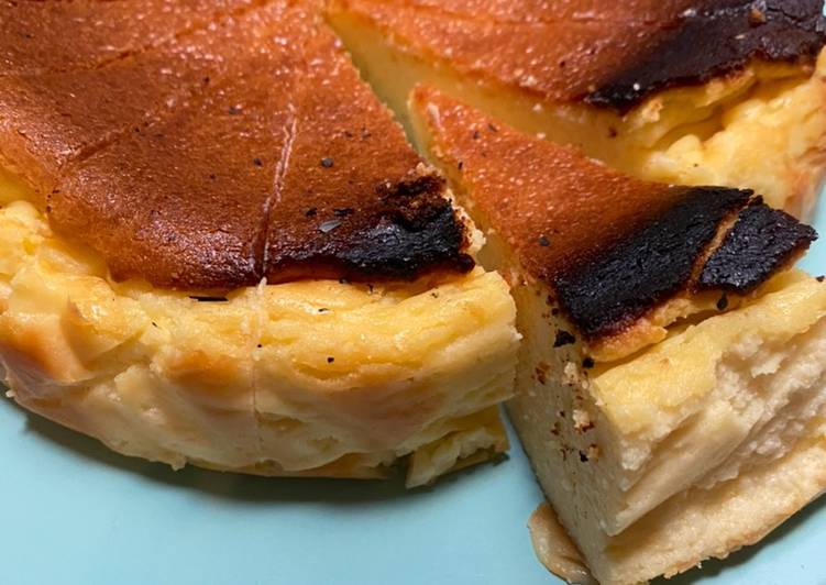 Resep Basque Burnt Cheesecake yang Menggugah Selera