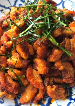 รูปของ แคบหมูผัดพริกแกงเผ็ด Keto🌶♨️