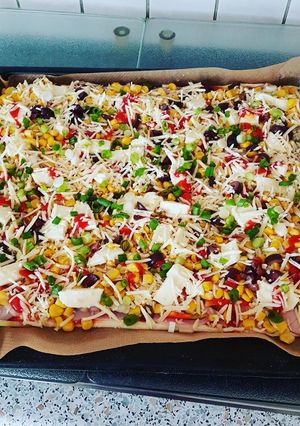 O poză a rețetei Pizza de casă.
