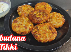 A picture of Sabudana Tikki.