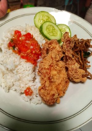 Foto resep Ayam Geprek Crispy | Fillet Ayam Crispy Sambal Geprek