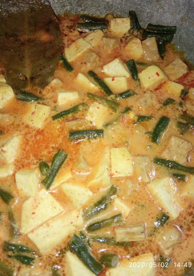 Foto resep Sayur tahu kacang panjang