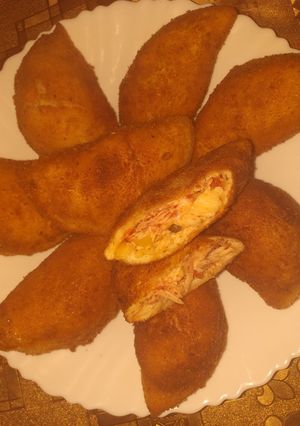 صورة لوصفة بيتزا 🍕🍕 مقلية رووووعة
