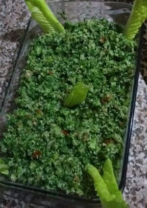 صورة لوصفة تبولة بتشهي