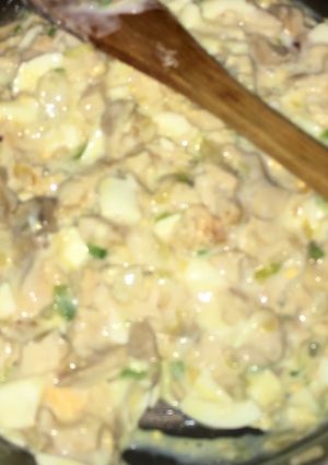 Una foto de Relleno con pollo