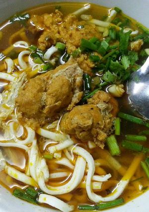 Hình của món Bánh canh chả cua.