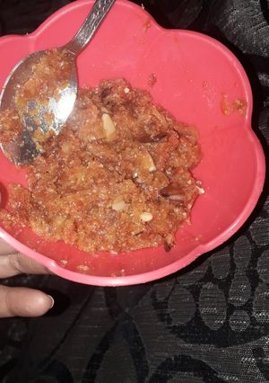 A picture of Gajar ka halwa.