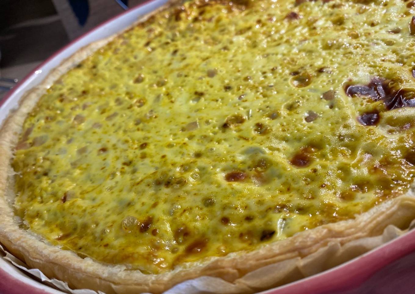 Quiche au poulet sans lait